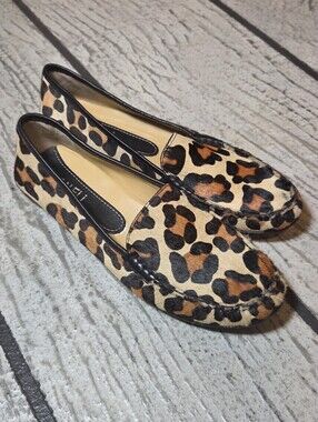 Vaneli Leopard Print Women's Loafers - Animal Print Slip-On Flats
